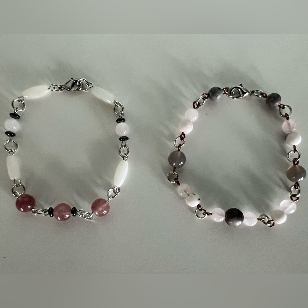 “B” Whitney Gemstone Bracelet is left from this set!